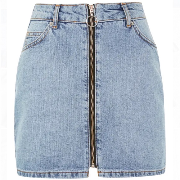 Topshop Denim Skirt - Picture 1 of 5
